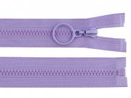 Kostěný zip No 3 délka 60 cm s kroužkem 169 fialková, 1 ks - zvětšit obrázek