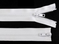 Zip kostěný No 5 dělitelný 2 jezdce / dvoucestný 95 cm bundový