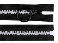 Kostěný zip No 5 délka 70 cm písmenka - zvětšit obrázek