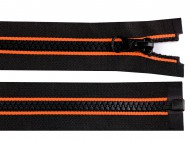 Kostěný zip s lampasem šíře 5 mm délka 50 cm - zvětšit obrázek