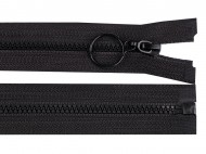 Kostěný zip No 3 délka 30 cm s kroužkem