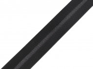 Lemovka pletená zakládaná polyamidová šíře 20 mm 9991 černá, 25 m - zvětšit obrázek
