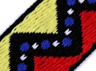 Prýmek / vzorovka indiánský motiv šíře 20 mm - zvětšit obrázek