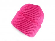 Dámská zimní čepice s králičí vlnou a jemným lurexem 1 pink, 1 ks - zvětšit obrázek