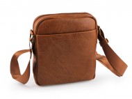 Pánská taška crossbody 20x23 cm 1 hnědá koňak, 1 ks - zvětšit obrázek