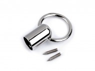 Koncovka na ucha tašek 13 mm 1 nikl, 10 sada - zvětšit obrázek