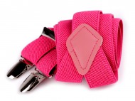 Dětské šle jednobarevné 14 pink, 1 ks - zvětšit obrázek
