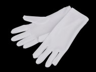 Společenské rukavice dámské 4 (22-24cm) bílá, 1 pár - zvětšit obrázek