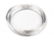 Drát měděný, lakovaný 0,18 mm 1 stříbrná světlá, 1 ks - zvětšit obrázek