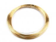 Drát měděný, lakovaný 0,3 mm 2 zlatá, 1 ks - zvětšit obrázek