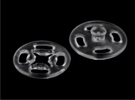 Plastové patentky / stiskací knoflíky transparentní 13 mm, 15 mm 3 13 mm transparent, 10 pár - zvětšit obrázek