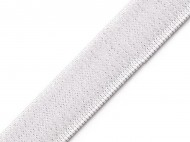 Suchý zip plyš šíře 20 mm elastický 1 bílá, 1 m - zvětšit obrázek