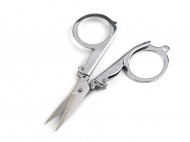 Nůžky délka 10 cm skládací nikl, 1 ks - zvětšit obrázek