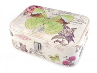 Šperkovnice motýl 7x14x22 cm 3 zelená sv., 1 ks - zvětšit obrázek