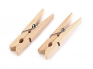 Dřevěný kolíček 7x48 mm 1 přírodní sv., 10 ks - zvětšit obrázek
