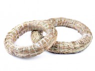 Slaměný věnec 20 cm