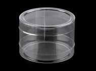 Plastová krabička / dóza 74 mm transparent, 1 ks - zvětšit obrázek