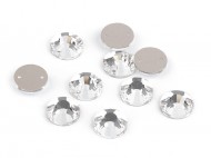 Broušené kamínky našívací 12 mm crystal, 12 ks - zvětšit obrázek