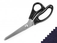 Nůžky entlovací délka 24 cm obloučky / zoubky 2 náhodná barva zoubky, 1 ks - zvětšit obrázek