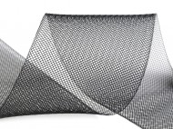 Modistická krinolína na vyztužení šatů a výrobu fascinátorů šíře 8 cm 5 (CC16) černá, 1 m - zvětšit obrázek