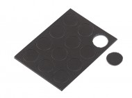 Samolepicí magnety černá, 1 karta - zvětšit obrázek