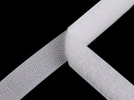 Suchý zip háček + plyš šíře 20 mm bílý - zvětšit obrázek