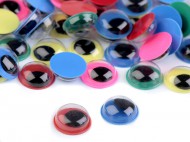 Plastové oči barevné 10 mm - zvětšit obrázek