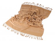 Šátek / šála typu pashmina s třásněmi 65x170 cm - zvětšit obrázek