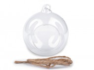 Aerárium / skleněná koule 10 cm transparent, 1 ks - zvětšit obrázek