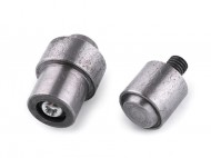 Piston k nýtování lesklých průchodek vnitřní 13,5 mm nikl, 1 sada - zvětšit obrázek