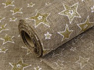 Imitace juty šíře 48 cm hvězdy - zvětšit obrázek