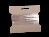 Silikonová pruženka / lastin šíře 20 mm elastická transparent, 20 m - zvětšit obrázek