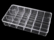 Plastový box / zásobník 16,5x29 cm transparent, 1 ks - zvětšit obrázek
