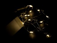 LED osvětlení na baterie na dekorace bílá teplá, 1 ks - zvětšit obrázek