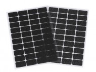 Suchý zip samolepicí obdélníčky 15x25 mm 2 černá, 1 karta - zvětšit obrázek