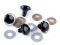 Bezpečnostní oči glitrové 20 mm