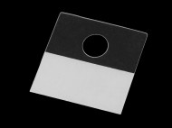 Samolepicí závěska 30x30 mm, 30x35 mm 2 transparent, 100 ks - zvětšit obrázek