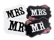 Svatební cedulky MR a MRS k zavěšení - zvětšit obrázek