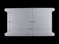 Plastová karta s výřezem 12,6x22,7 cm - zvětšit obrázek