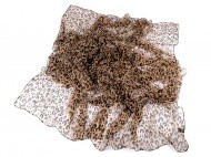 Šátek / šála leopard, umělé hedvábí 135x180 cm - zvětšit obrázek