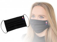 Designová skládaná rouška s českou trikolorou - zvětšit obrázek