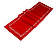 Běhoun / ubrus s lurexovým prýmkem 40x170 cm vánoční - zvětšit obrázek
