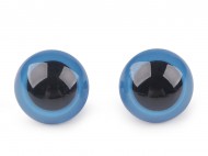Oči s pojistkou 18 mm 2 modrá, 20 sada - zvětšit obrázek