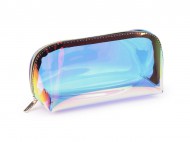 Pouzdro / kosmetick taka holografick 1 (16 cm) transparent, 1 ks - zvtit obrzek