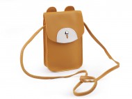 Dívčí kabelka crossbody 12x18 cm 1 hořčicová, 1 ks - zvětšit obrázek