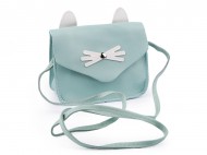 Dívčí kabelka crossbody 13x17 cm 2 tyrkys, 1 ks - zvětšit obrázek