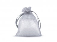Dárkový pytlík 7x9 cm organza 4 šedá, 100 ks - zvětšit obrázek