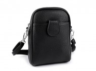 Dámská / dívčí kabelka crossbody s popruhem 14x19 cm 24 černá, 1 ks - zvětšit obrázek