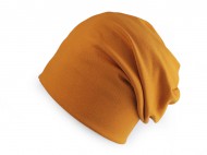 Bavlněná čepice / nákrčník unisex 8 hořčicová čepice, 1 ks - zvětšit obrázek