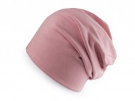 Bavlněná čepice / nákrčník unisex 16 pudrová čepice, 1 ks - zvětšit obrázek